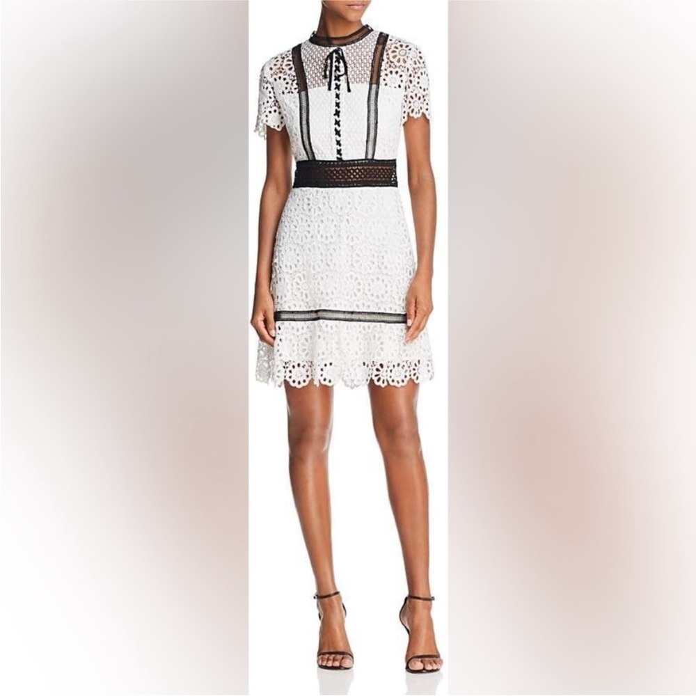 Elegant White Lace Dress